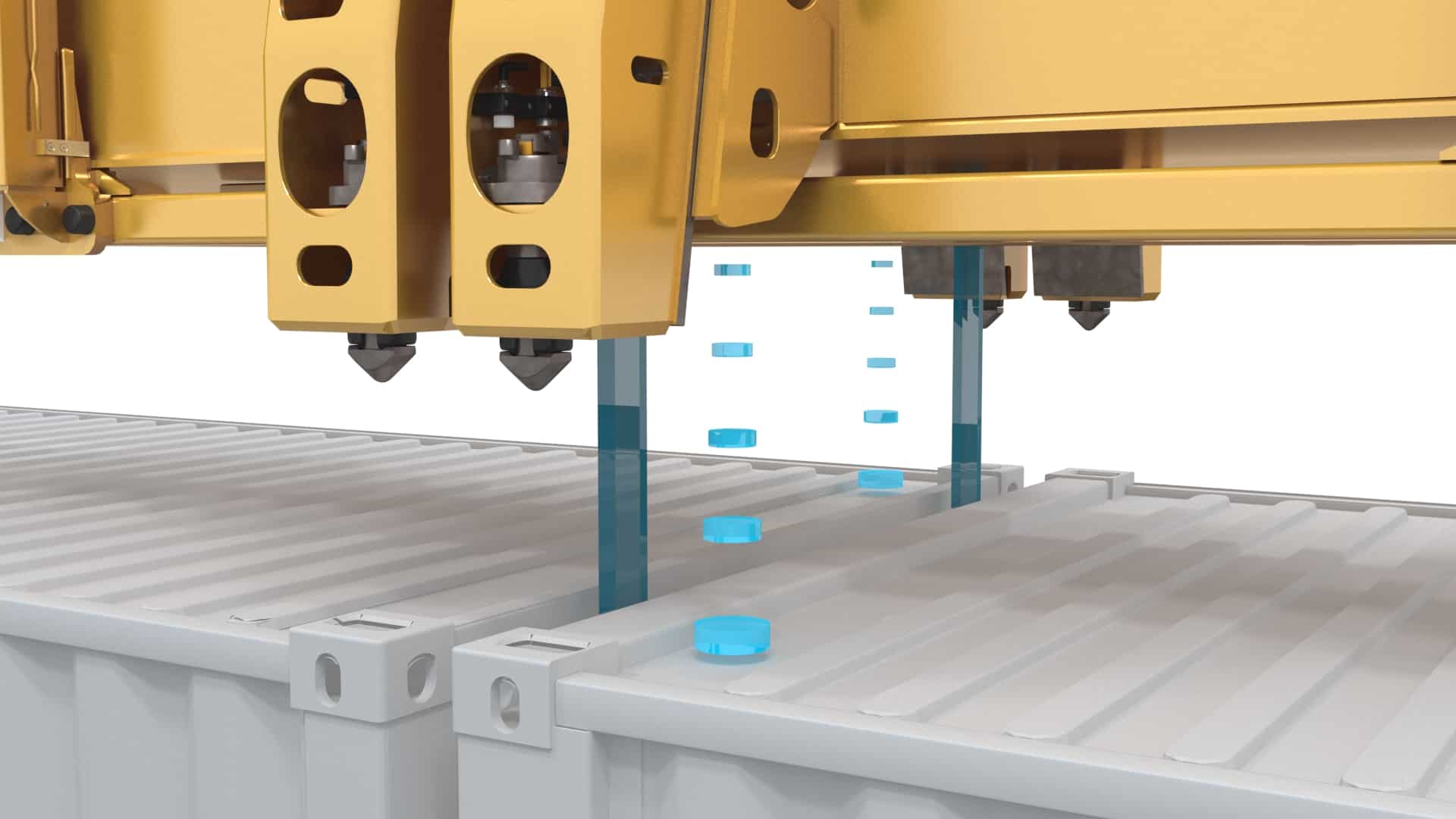 Mobile Harbour Crane Spreaders Twin 20 Detection System Mobile Harbour Crane Spreaders Twin 20 Detection System