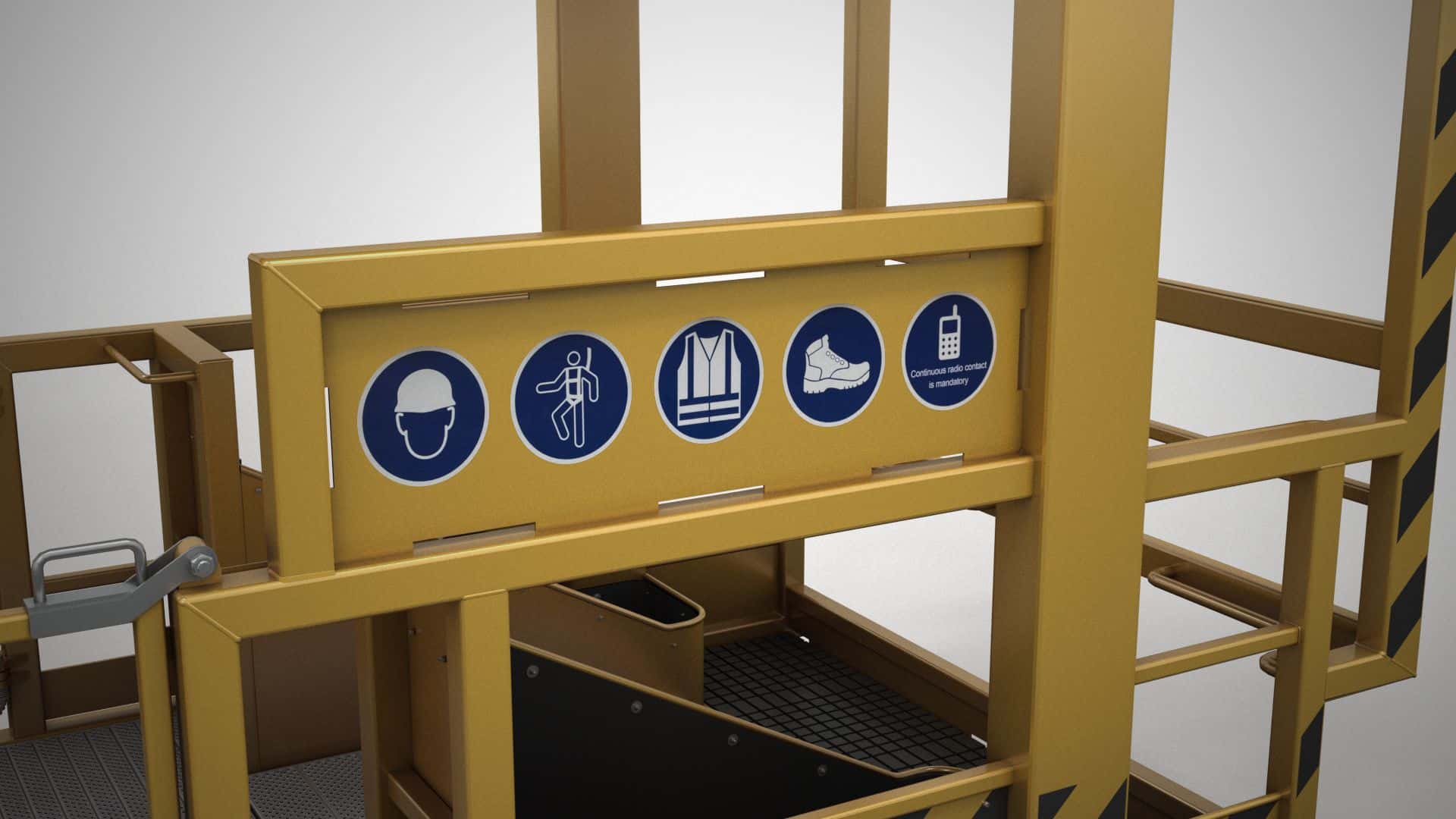 Safety Cage Safety Guide Board Safety Cage Safety Guide Board