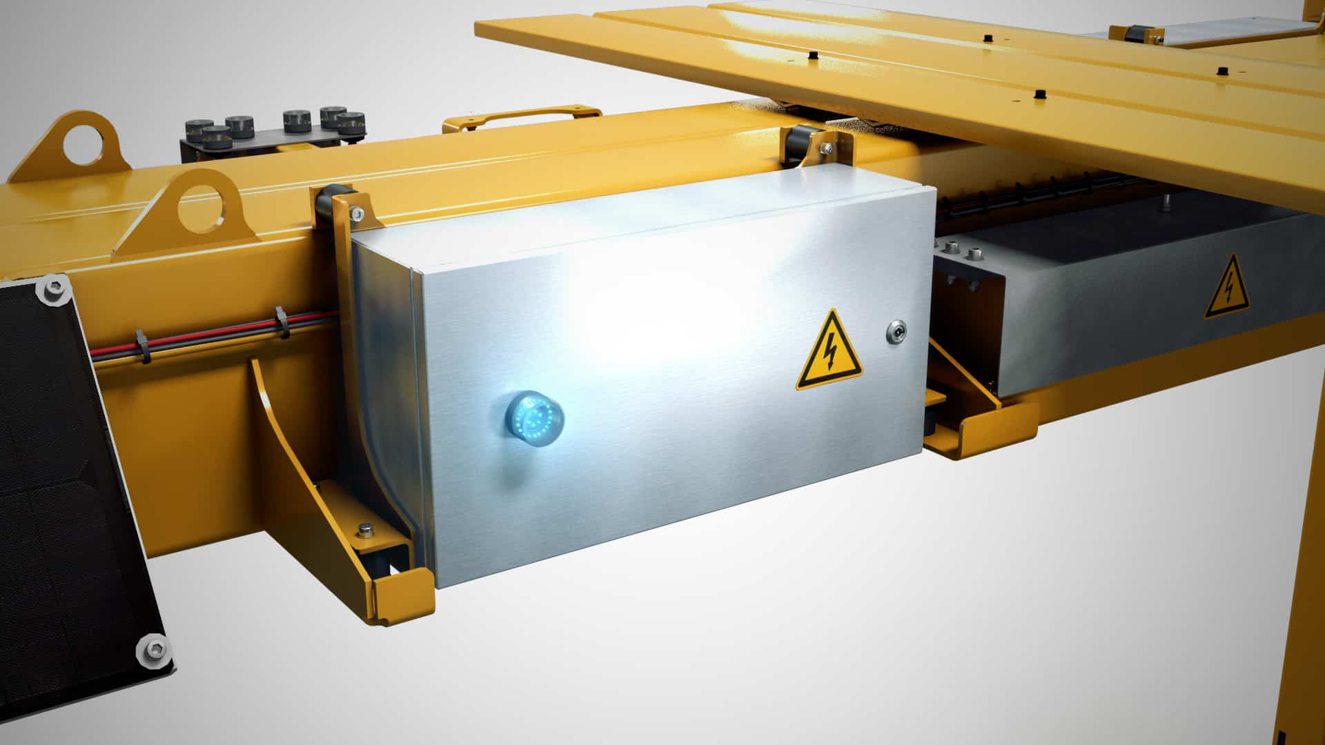 Overheight Spreaders Charging Light Overheight Spreaders Charging Light