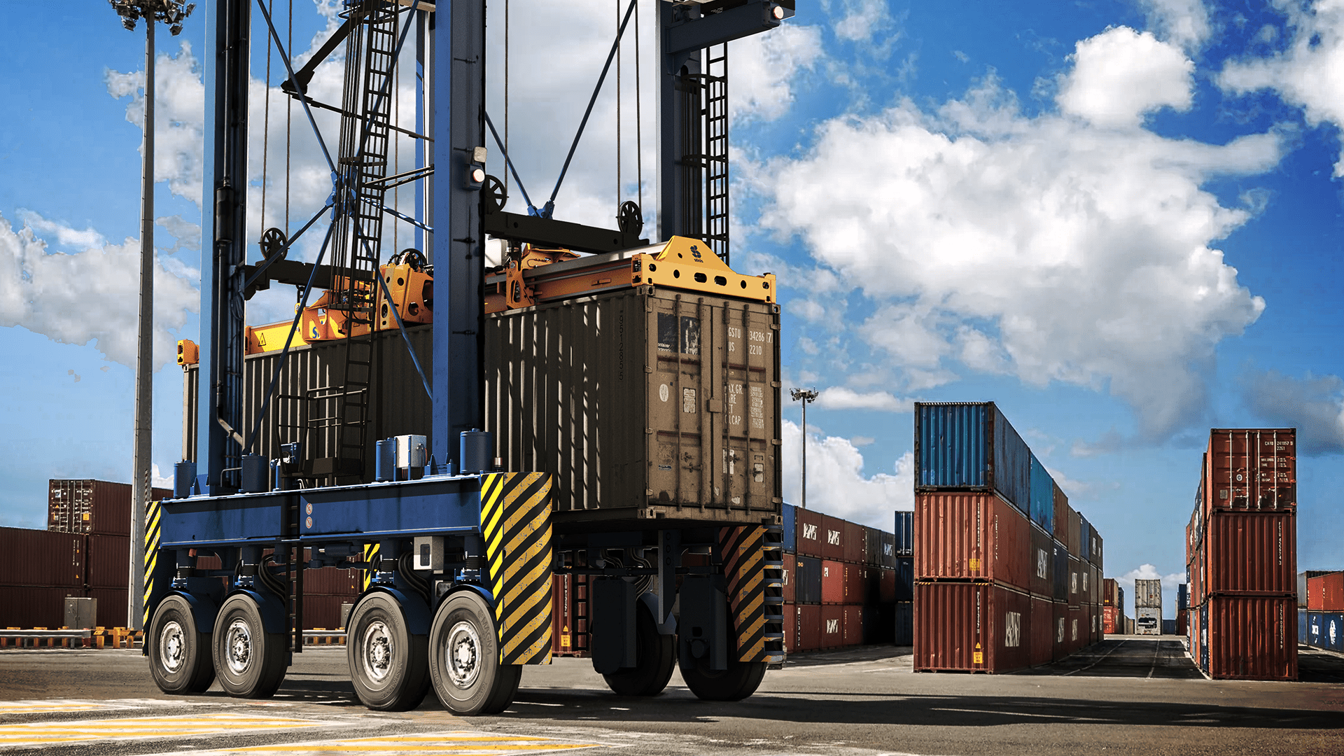 Straddle Carrier Spreader 4 Straddle Carrier Spreader 4