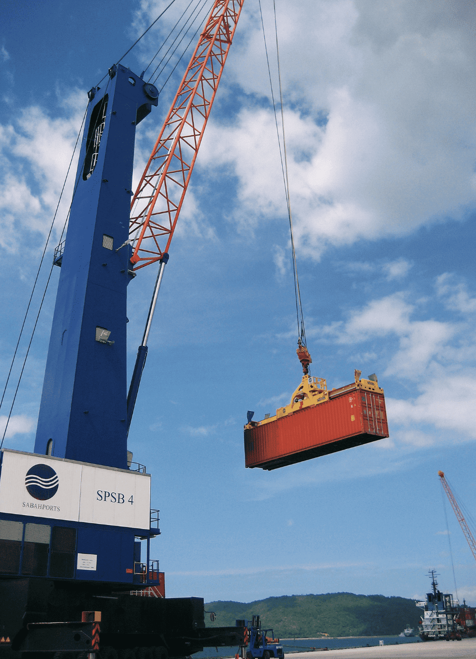 Mobile Harbour Crane Spreader 4 Mobile Harbour Crane Spreader 4